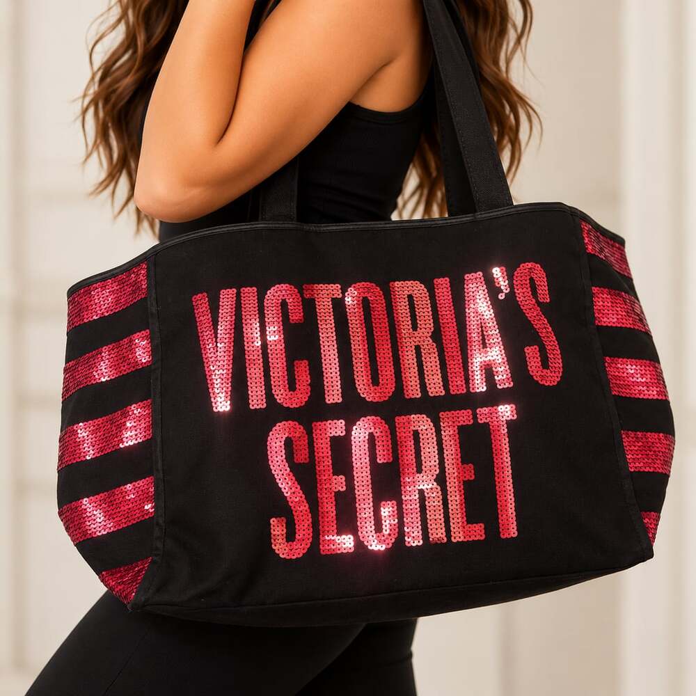 Victoria's Secret Sequin Tote Bag
